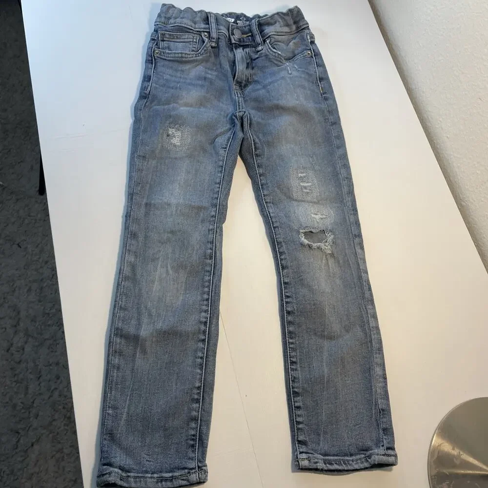 Boys Size 6 Clothing Lot 5 Pairs Jeans Pants Distressed Denim Jordan Craig
